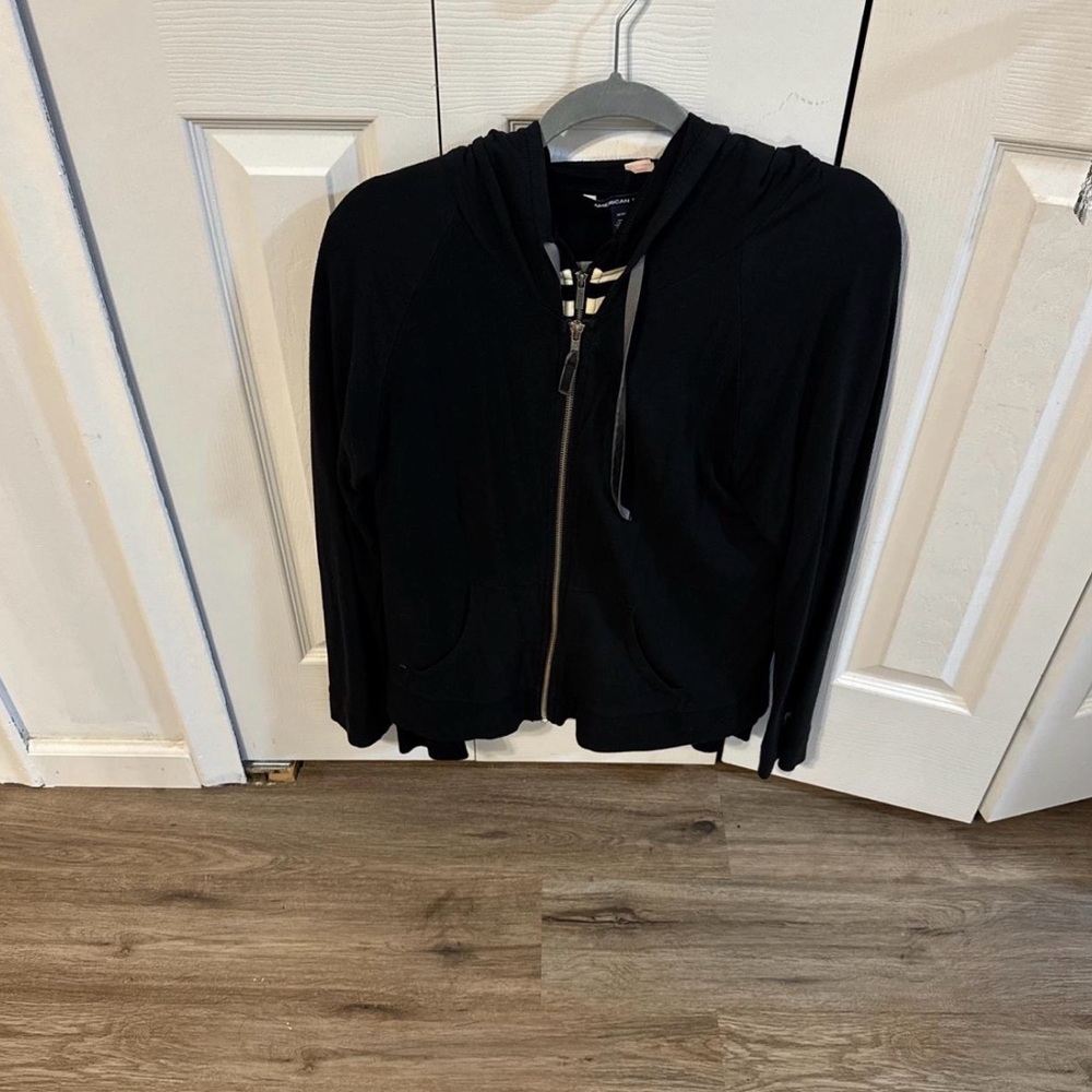 Victoria's Secret Black Zip-Up Jacket